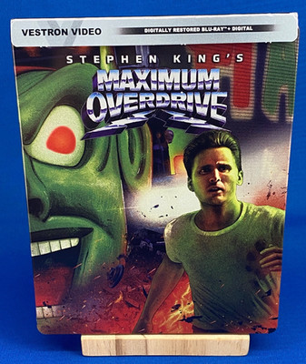 Stephen King's Maximum Overdrive Blu-ray Steelbook Vestron Video - NO Digital