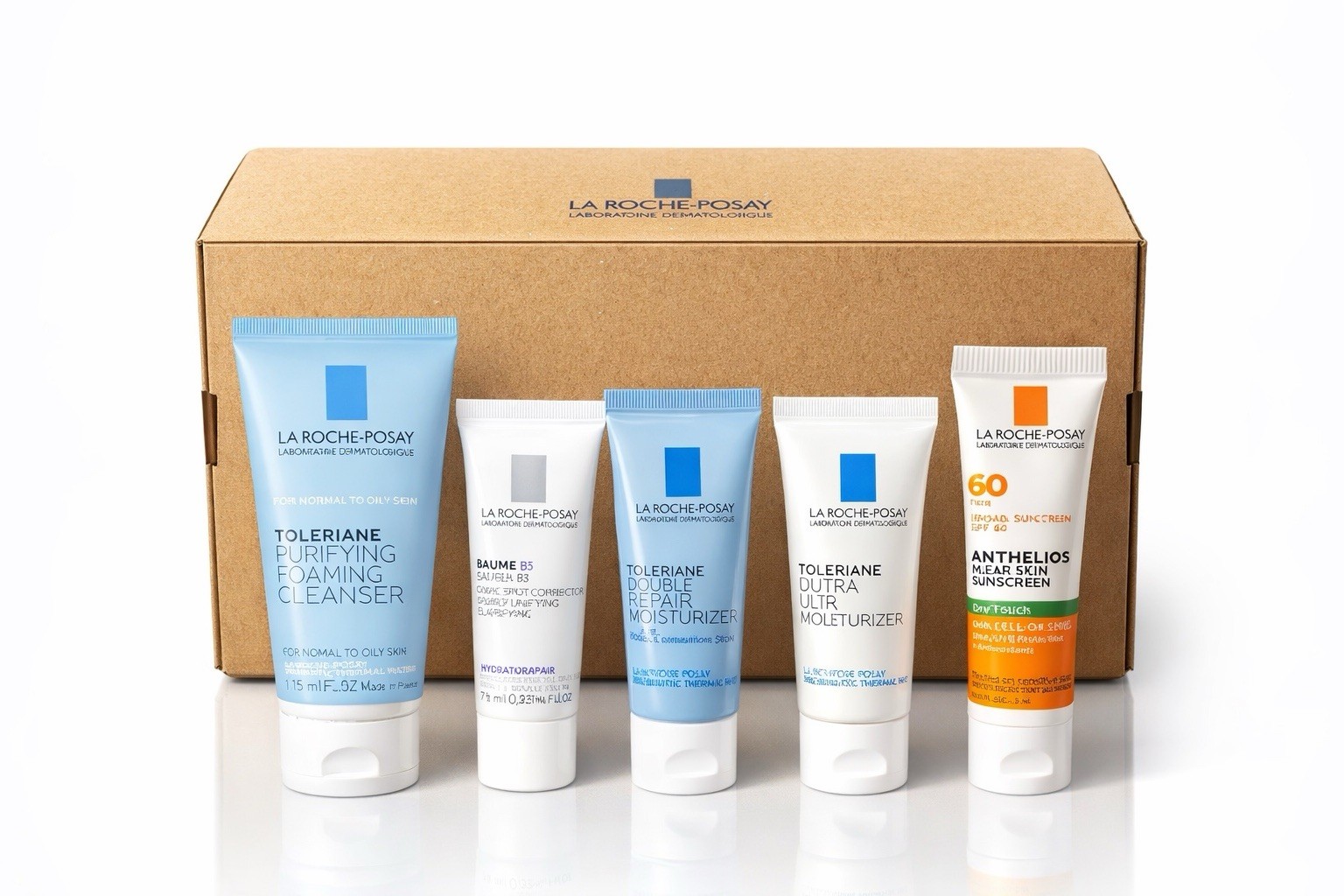 LA ROCHE-POSAY SKIN CARE FOR OILY SKIN TRAVEL SET - 5 PC