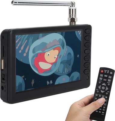 5 inch Portable TV, ATSC HD TFT LED Pocket Digital Television Mini 5 
