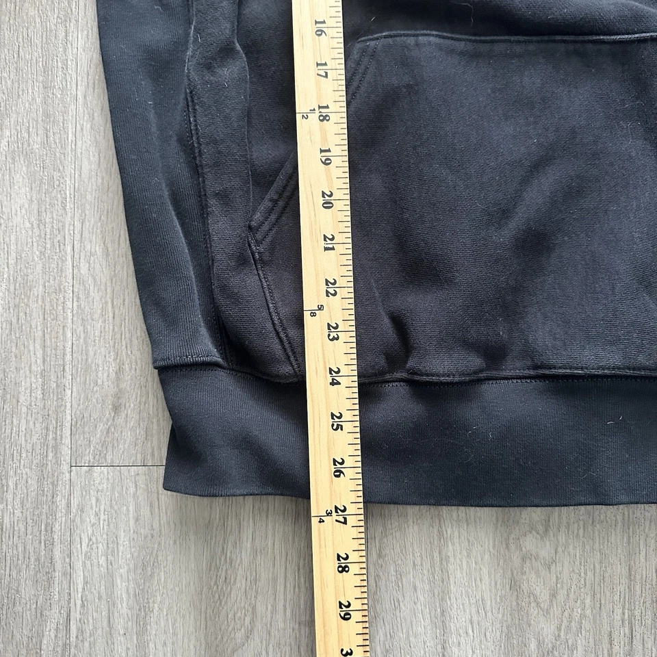 Vintage J. Sudadera con capucha estilo tejido inverso Crew Sportswear para hombre talla M Foto 3 de 4