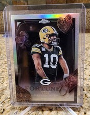 2025 Topps NFL Chrome - Jordan Love - Fortune 15 Refractor #F15-17