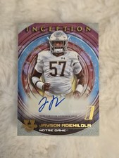 2022 Bowman University Inception Jayson Ademilola Auto #BIA-JA