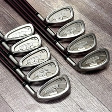Tour Edge Comp Lx Irons 3-pw-mw 80 To 90 Mph Swing Speed Steel Flex Shafts 9ct