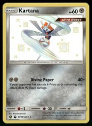 Kartana SV33/SV94 Hidden Fates Shiny Vault Shiny Holo Rare