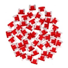 50pcs 10A Amp ATM Low Profile Fuse Mini Micro Blade Circuit 2 Leg GM Car Audio