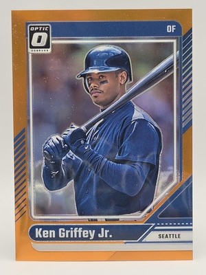 2024 Panini Donruss Optic Baseball #21 Ken Griffey Jr Orange Prizm /199 Mariners