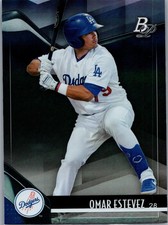 2021 Bowman Platinum #TOP-51 Omar Estevez Top Prospects