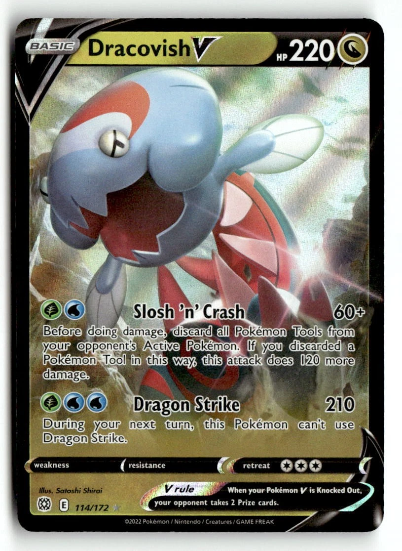 Dracovish V Pokémon TCG Cards for sale