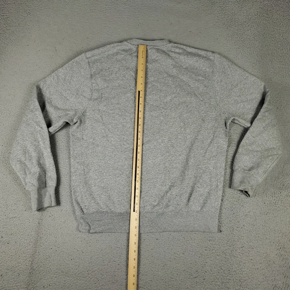 Nike NSU Sharks Suéter Para Hombres Gris Medio Pullover Cuello Redondo Sudadera * Foto 4 de 4