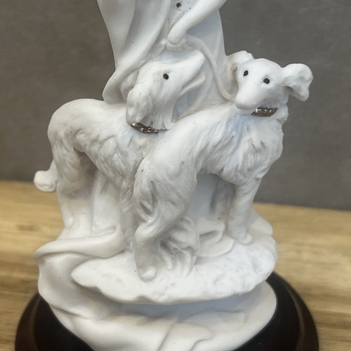 Giuseppe Armani Lady Dogs Florence Figur Skulptur Blau N Krone Italy Vintage - Bild 9 von 13