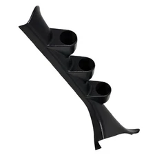 GlowShift Black Triple Gauge 52mm Pillar Pod for 2012-2016 Ford Focus