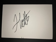 Joe Latta - All Blacks Rugby Sigend Card