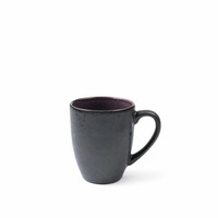 Bitz Becher Steinzeug 30 Cl Schwarz Lila 821391 Trinkbecher Keramik F H Group