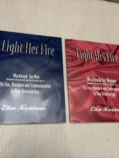 Light His Fire AND Light Her Fire workbooks by Ellen Kreidman 1995 pb