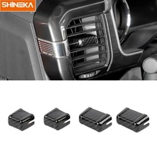 AC Air Conditioner Vent Adjust Knob Control Panel Decor Trim for Ford F150 2021+