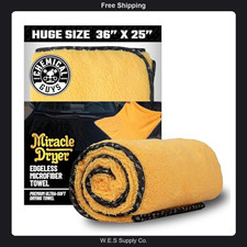 Chemical Guys large microfiber drying towel 36 x 25 inches yellow