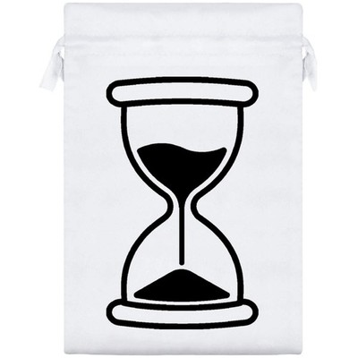 Satin-Tasche/Beutel mit Kordelzug ''Sand Timer'' (SB060309)