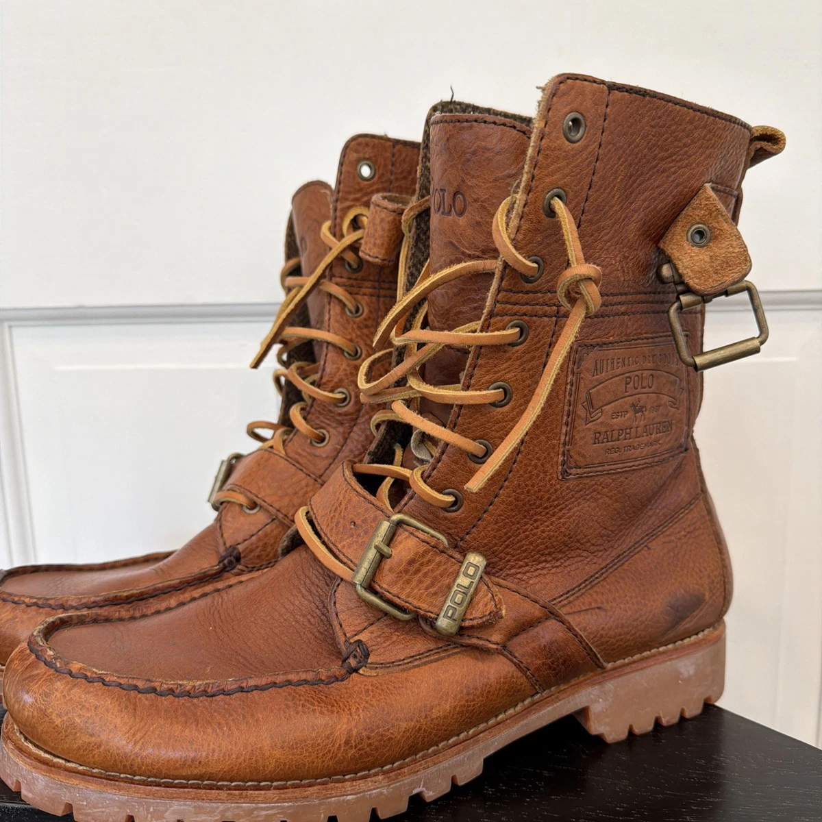 Buckle Leather Upper Ankle Boots for Men for Sale - Shop New  display picture 3