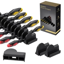 48pcs Magnetic Modular Screwdriver Organizer and Wrench Organizer for Tool Dr...