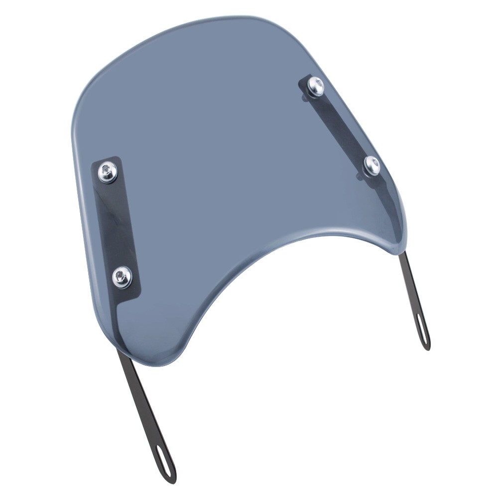 Motorcycle Headlight Windshield Windscreen Universal For 5-7" Round Headlight