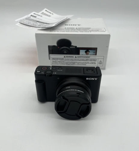 Sony ZV-1F Vlogging Camera – Open Box {TOP MINT} Neewer Wide Lens, Tested