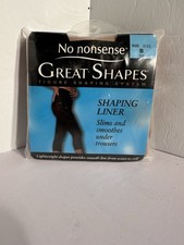 No Nonsense Great Shapes Shaping Liner Nude B 7UX Made In USA New In Package