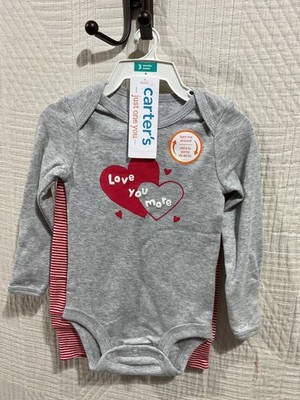 Carter's Just One you LS knit ''Love You More'' outfit in ast sizes