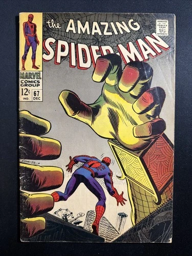 Amazing Spider-Man #67 1968 Marvel Comics Vintage Silver Age 1st Print Good/VG