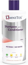 omnitex shampoo and conditioner no rinse no water 500ml 11.70 per litre