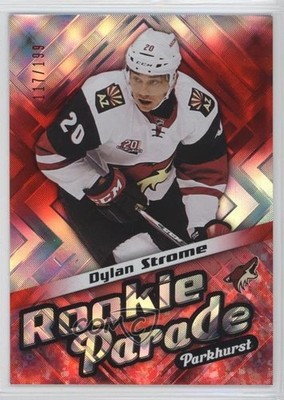 2016-17 Upper Deck Parkhurst Rookie Parade Red 117/199 Dylan Strome #RP21 eu5
