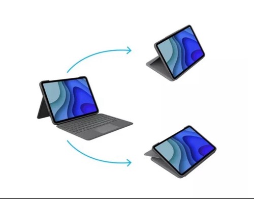 Logitech Folio Touch for iPad Pro 11" 1st/2nd/3rd/4th Gen Keyboard Case - Grey ✅ - 第 5/8 張圖片