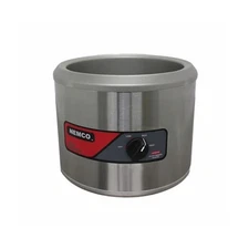 New 7 Qt Nemco 6102A Countertop Round Food Soup Warmer Cooker Restaurant 120v