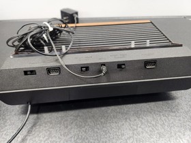 Atari 2600 CX-2600A Wood Grain 4 Switch Console with Cords ~ Good Condition