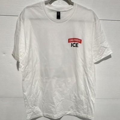Smirnoff Ice Graphic T-Shirt White Streetwear Tee Sz L Mexico Art