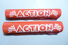 2 ancien vintage action cache mousse Guidon/ Cadre / Potence BMX old school pad