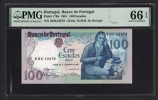 Portugal 100 Escudos 24-2-1981 P178b Uncirculated Grade 66