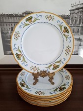 6 piatti piani antichi Richard Ginori, Pittoria di Doccia.