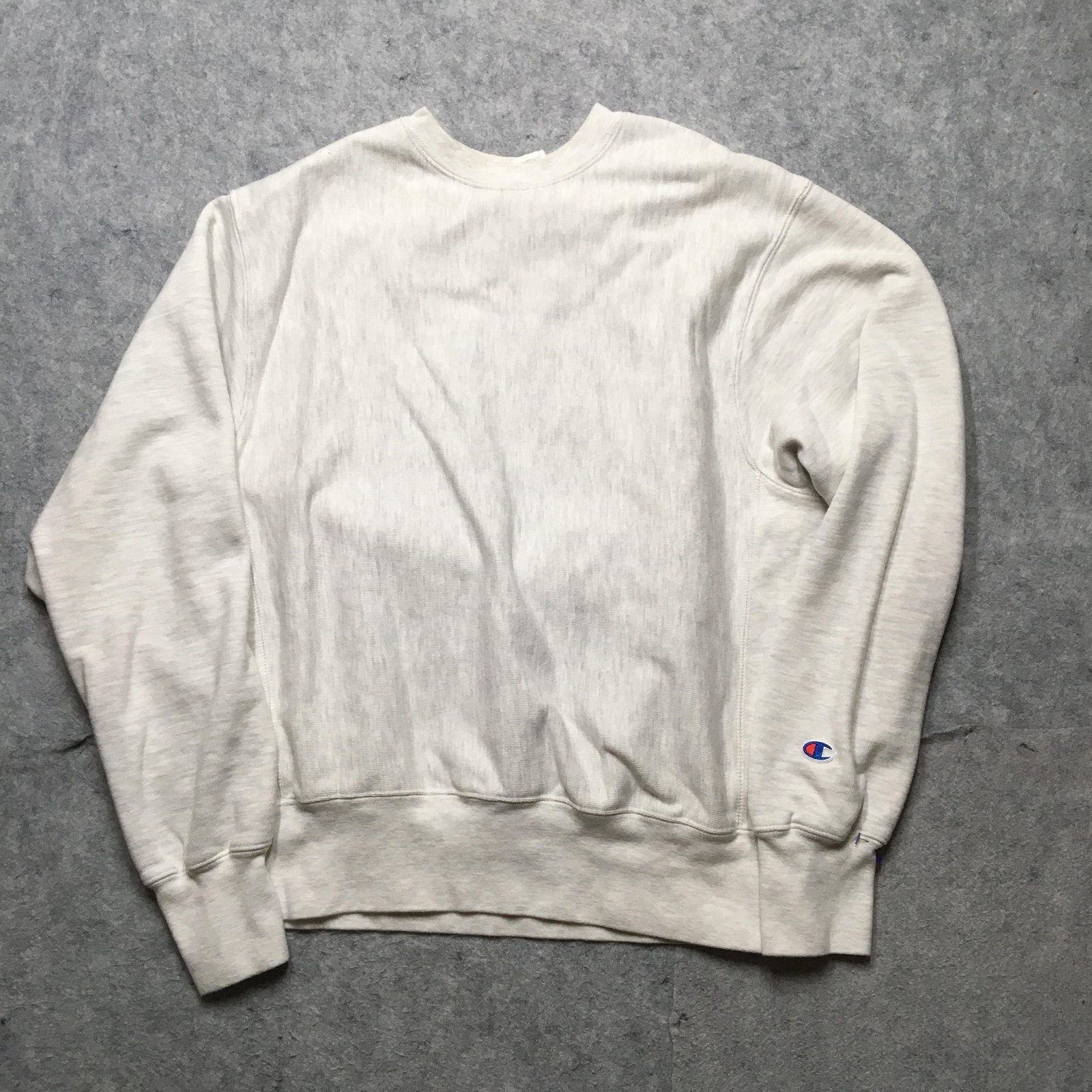 Champion Reverse Weave Sweatshirt Men Medium M Gray Heather Crewneck Blank Retro