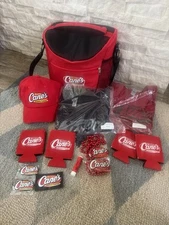 Raising Cane’s Merchandise Lot Bundle Cooler, Hat, Tshirts, Coozie, Etc 14 Items