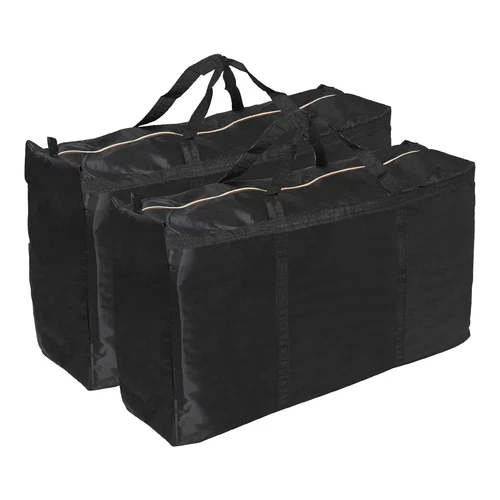 2Pcs 35x10x21" Camp Chair Replacement Bag Large Waterproof Storage Bag Black - Picture 1 of 8