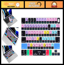 Silicone Keyboard Cover for MacBook Pro/Air 13.6"-16.2" - Touch ID, M1 M2 M3 M4