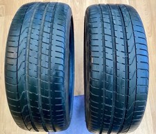 SOLD BOTH TYRES 0950 18/2/26 Pirelli P Zero x2 255/40 R21 102Y RO1 XL 6.3mm