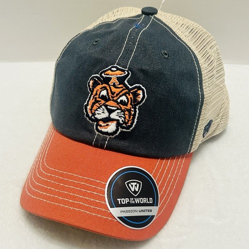 Top of the World Auburn Tigers Trucker Hat Cap Adjustable Snapback Blue NCAA