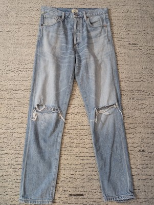 Women's Citizen Of Humanity Liya Jeans- Light Wash With Knee Holes- Size 25