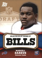2011 Topps Rising Rookies Gold #123 Marcell Dareus Rookie Card RC. rookie card picture