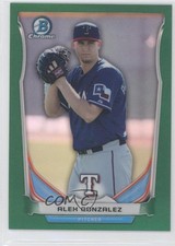 2014 Bowman Draft Top Prospects Chrome Green Refractor 76/150 Chi Gonzalez 2u3