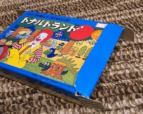 Donald Land W/box Instruction Famicom FC Cartridge Japanese NES Tested