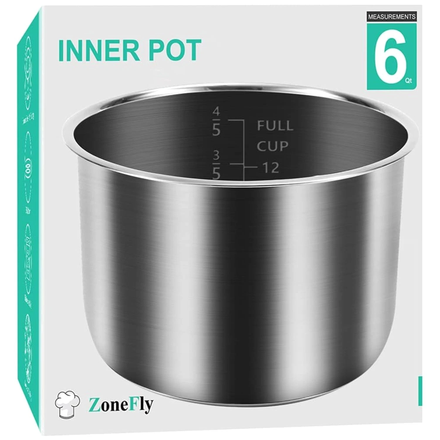 Stainless Steel Replacement Pot for Power Pressure Cooker
Opens in a new window or tab