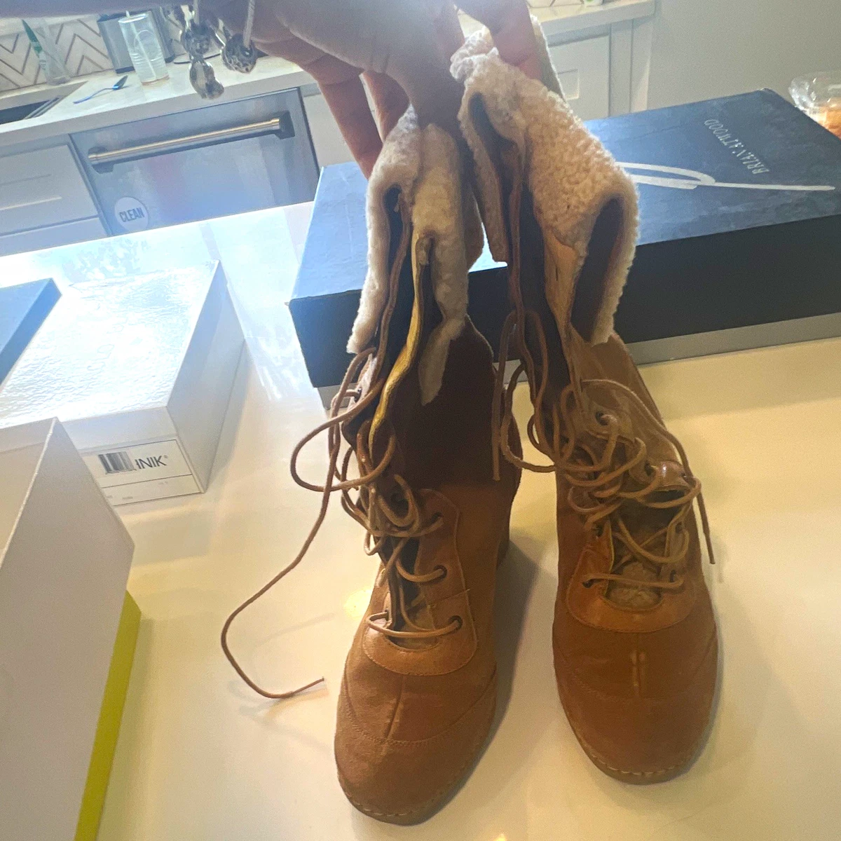 Wedge Mid-Calf Bootie Boots for Women for sale | eBay