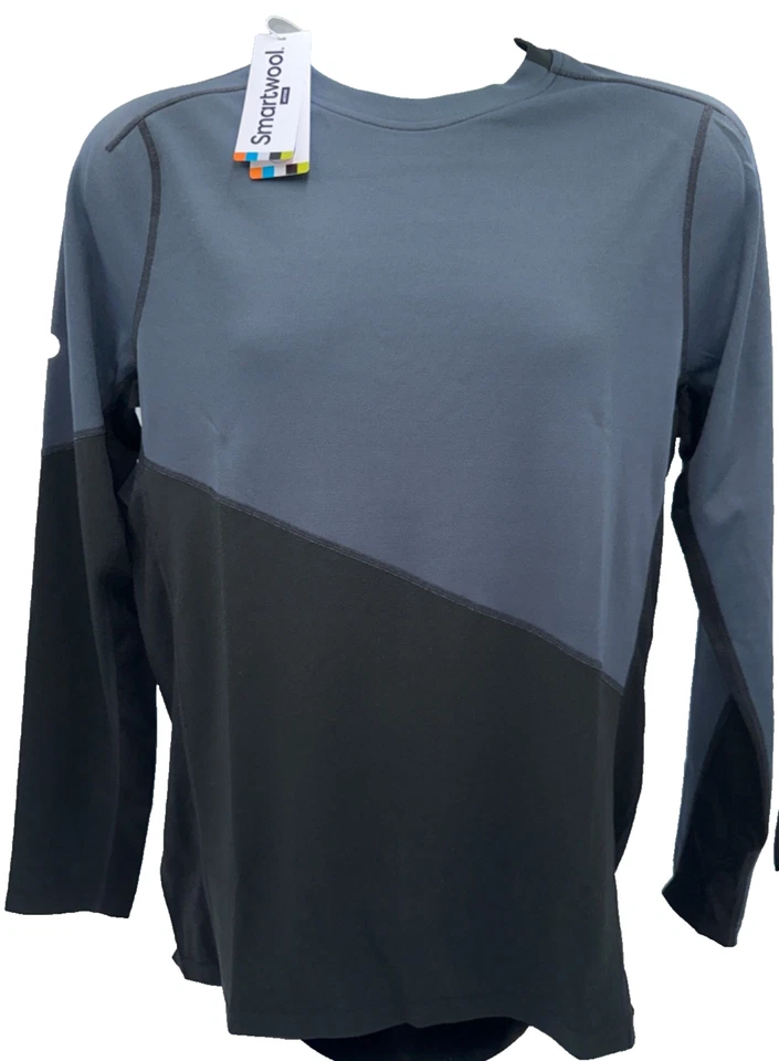 Camiseta deportiva de manga larga Smartwool Smartwool para hombre de $95 - negra - pequeña - etiquetas nuevas Foto 3 de 4